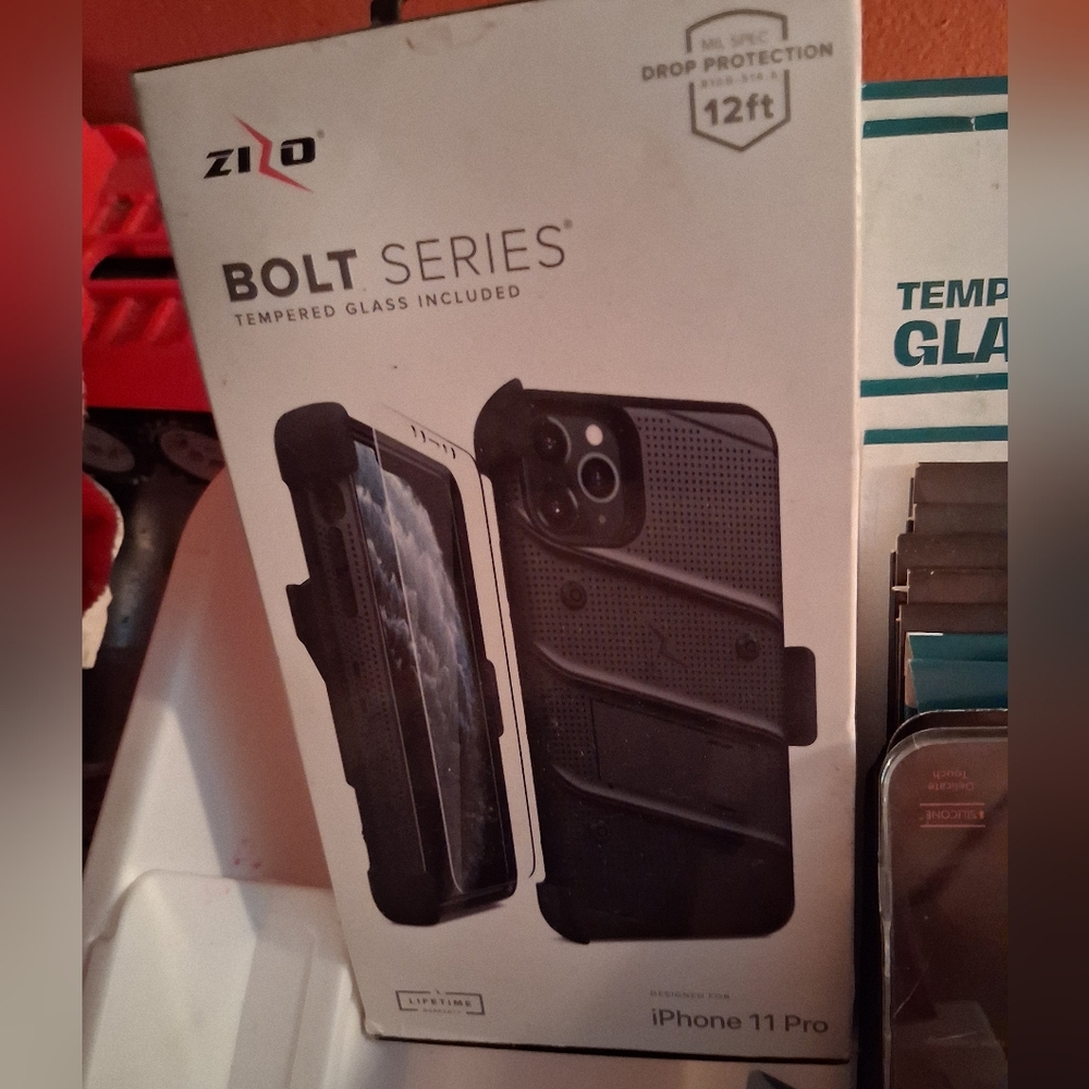 Bolt Series Black Case for iPhone 11 Pro